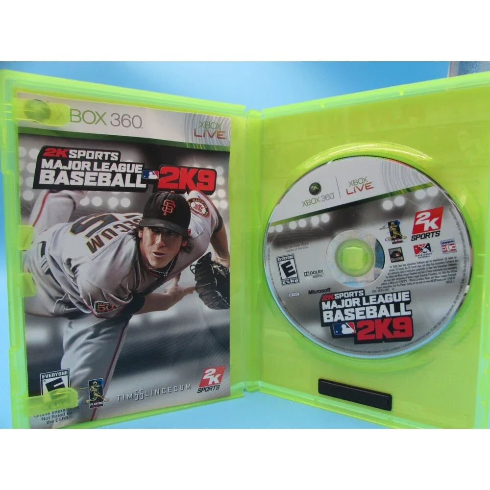 Major League Baseball 2K9 (Xbox 360, 2009) - Fast Shipping - Tim Lincecum 55
